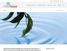 Tablet Screenshot of cleanfuture.us